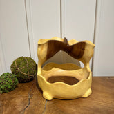 Two Step Wooden Storage Bowl (Fruits/ Flowers ) Design3 - AVRS FURNITURE